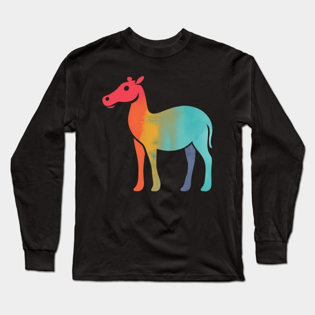 Deer Artwork Long Sleeve T-Shirt by NomiCrafts